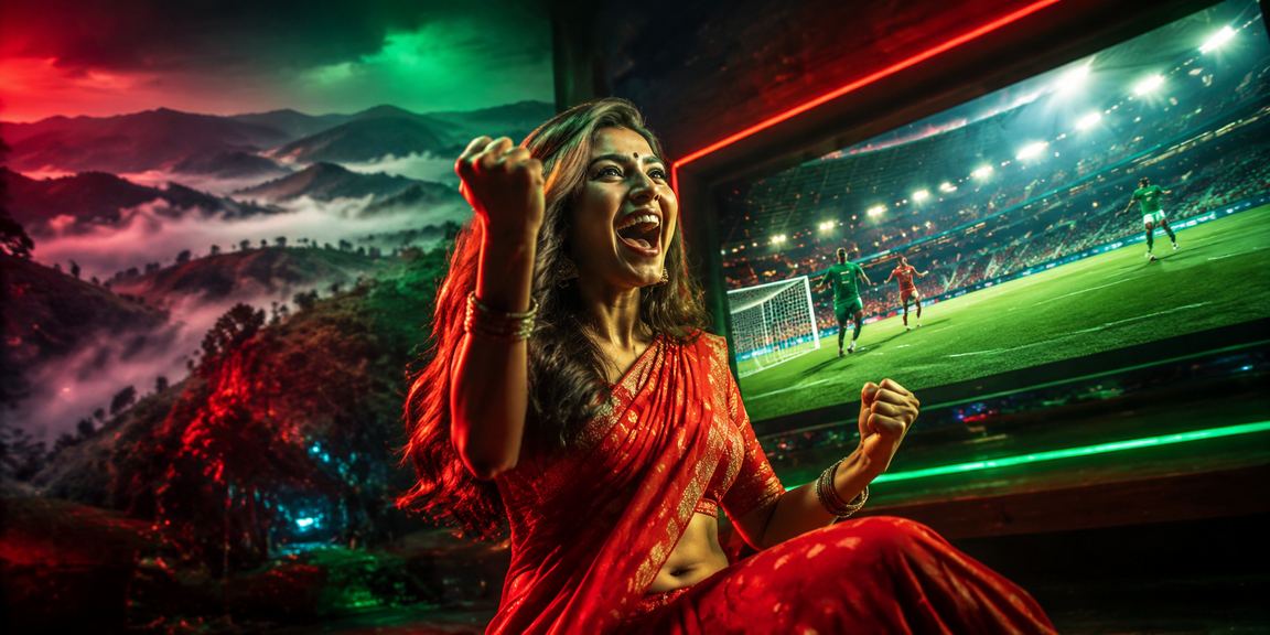 বান্দরবানে বিনোদন ও ক্যাসিনো খেলাধুলার পরিবেশে একজন দর্শক